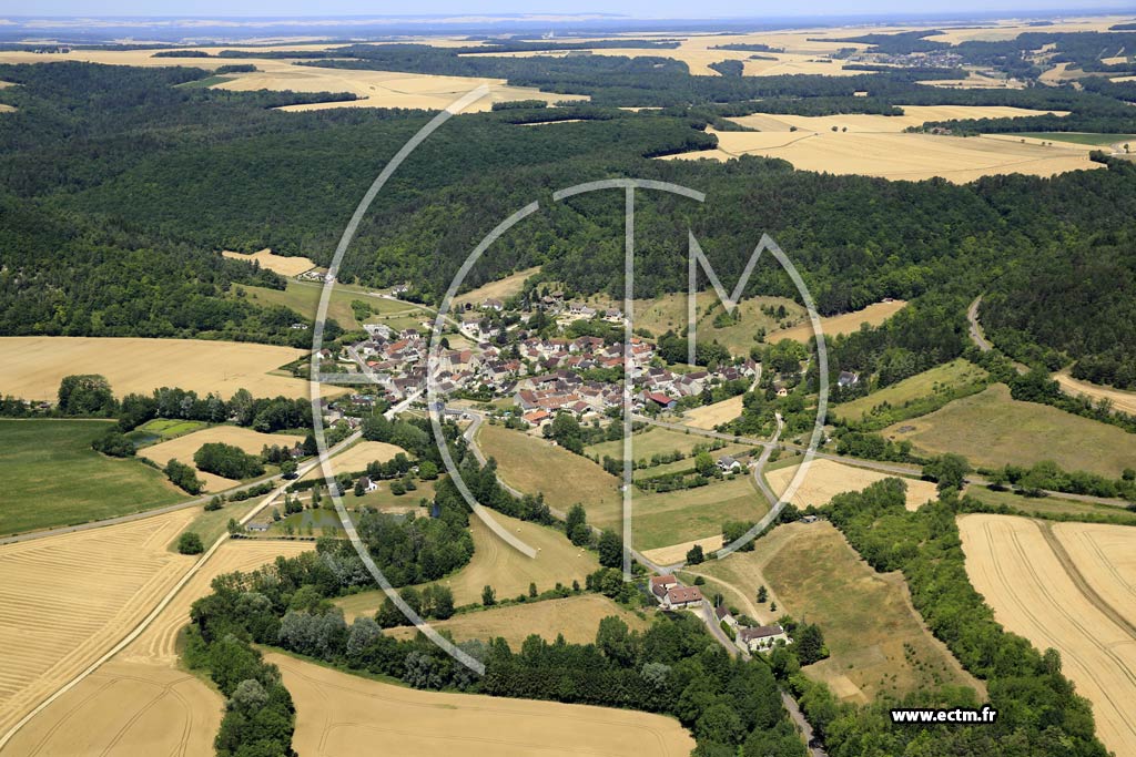 Photo arienne de Saint-Martin-sur-Armanon