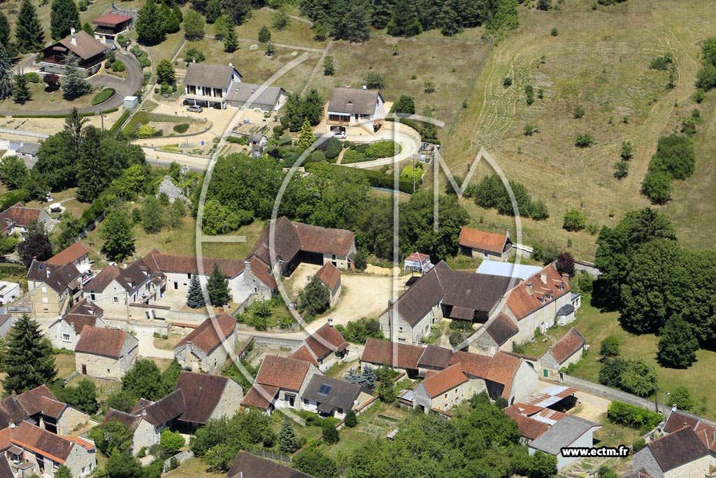 Photo arienne de Saint-Martin-sur-Armanon