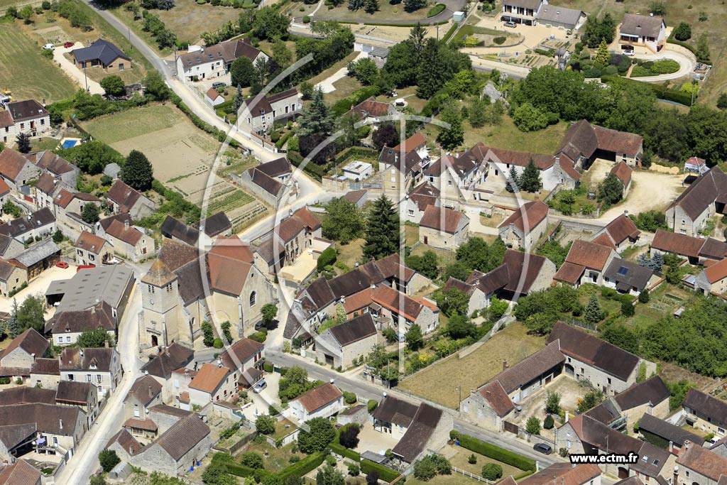 Photo arienne de Saint-Martin-sur-Armanon