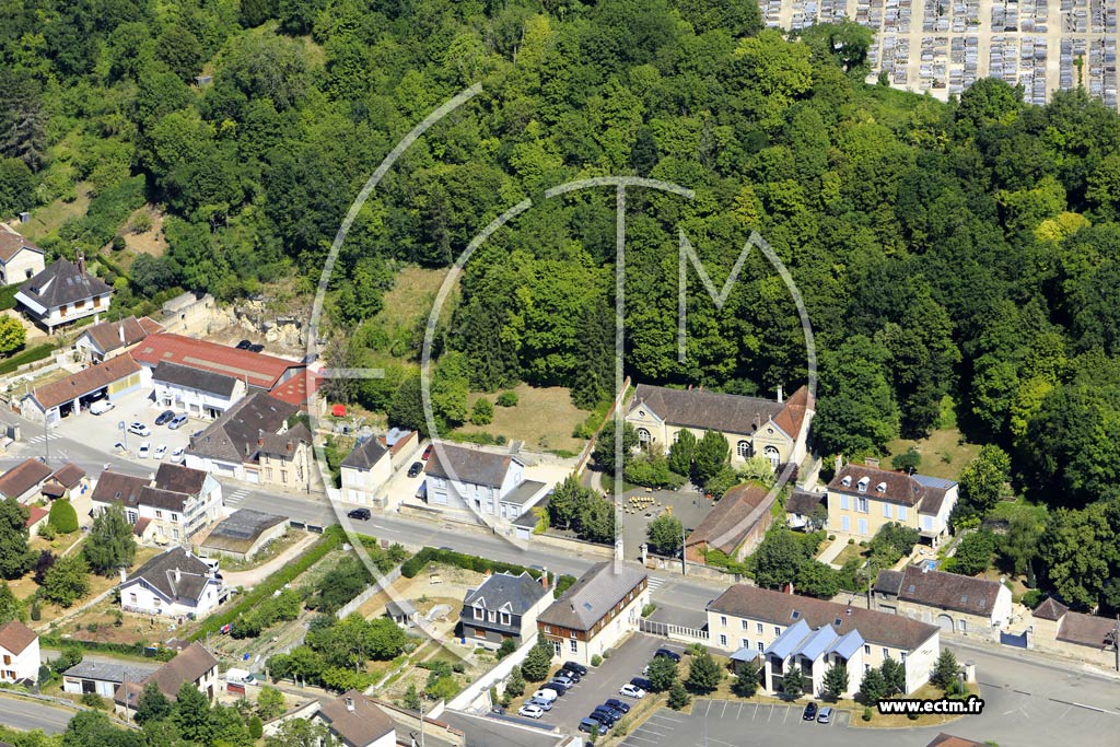 Photo arienne de Tonnerre