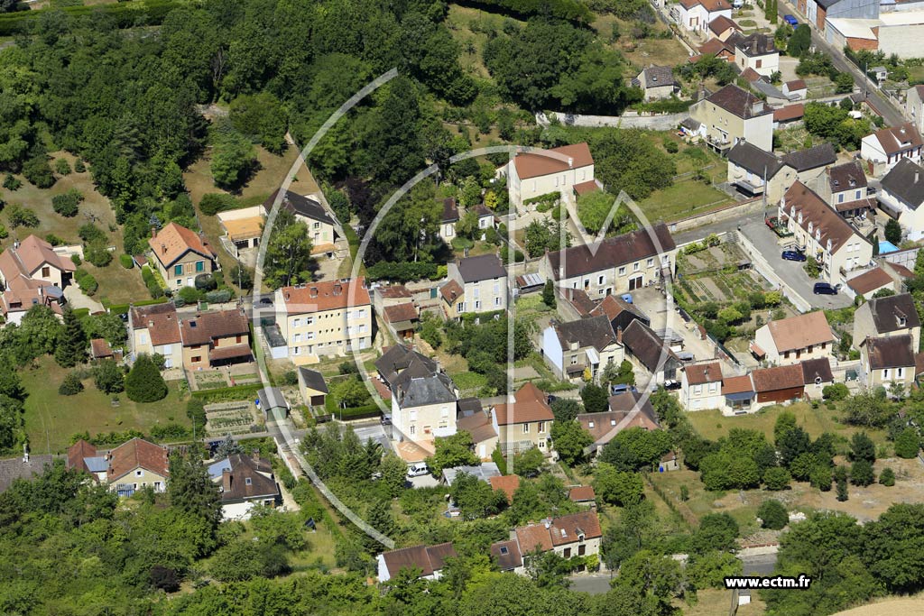 Photo arienne de Tonnerre (les Gerbes d'Orge)