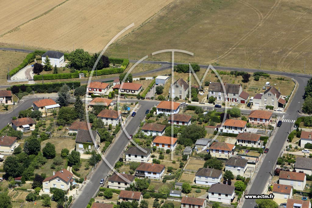 Photo arienne de Tonnerre (les Prs Hauts)