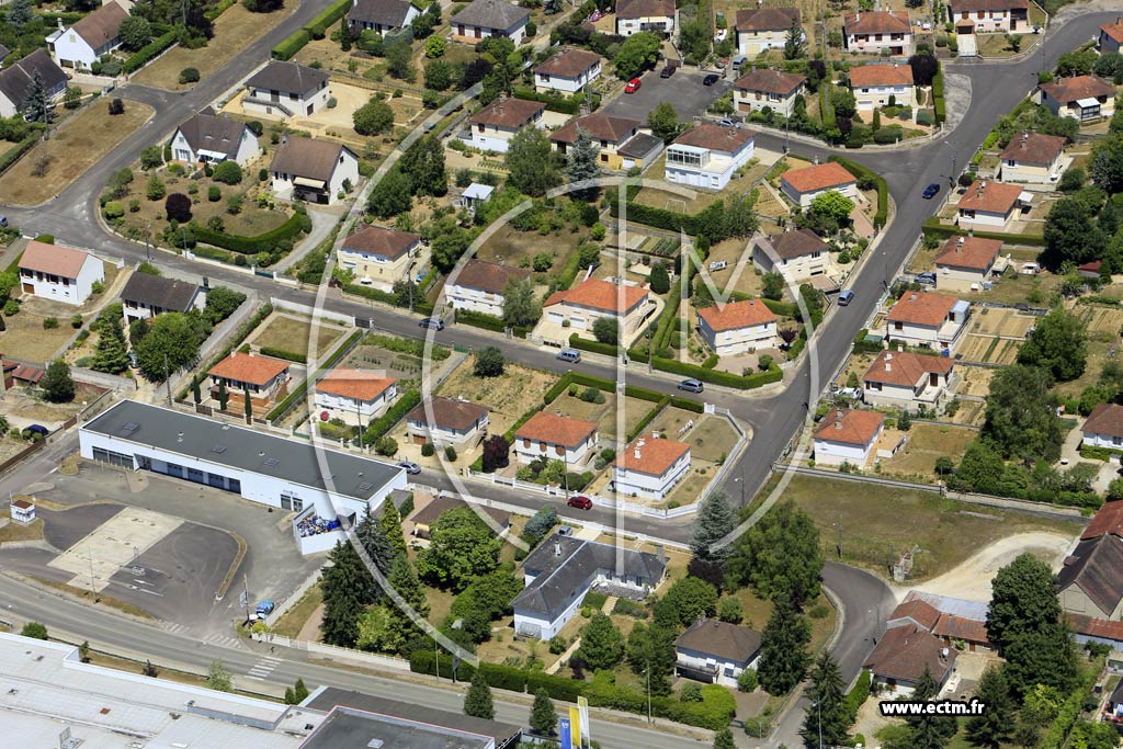 Photo arienne de Tonnerre (les Prs Hauts)