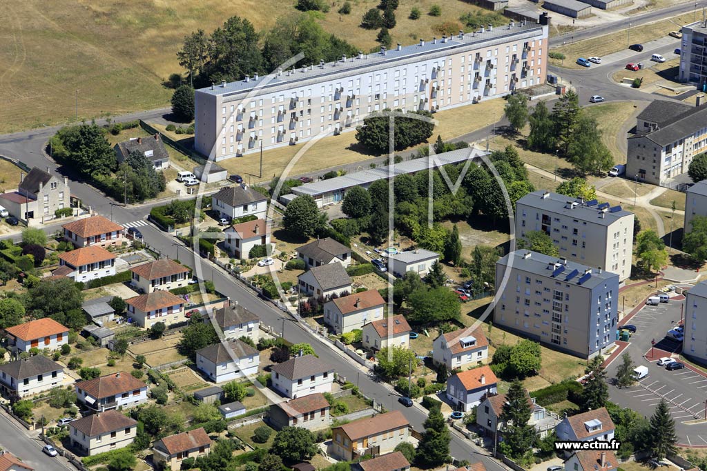 Photo arienne de Tonnerre (les Prs Hauts)