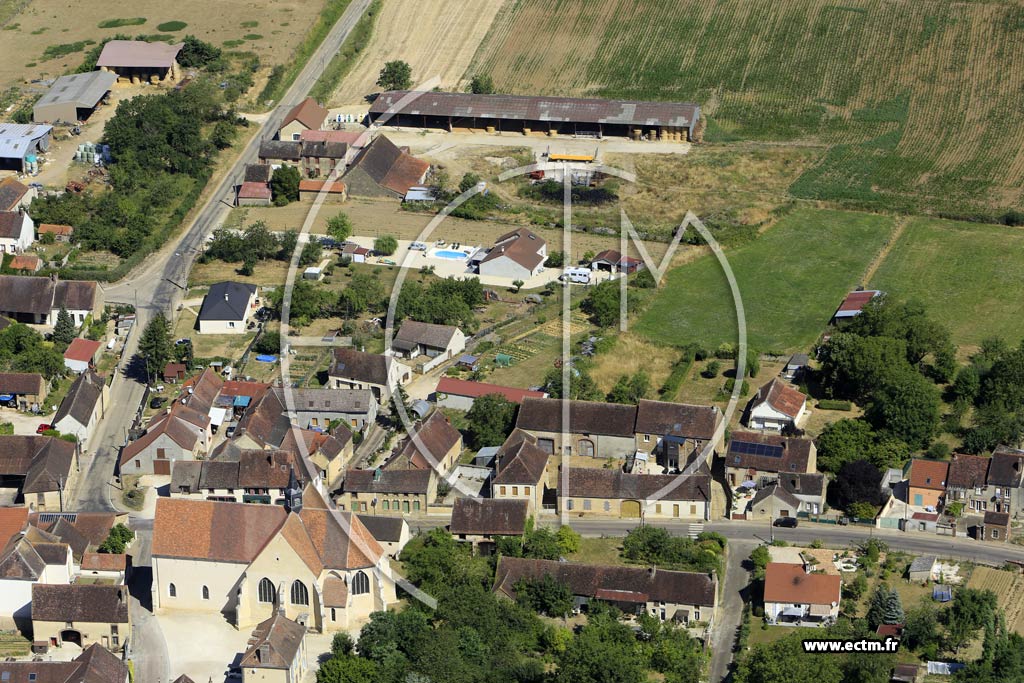 Photo arienne de Varennes