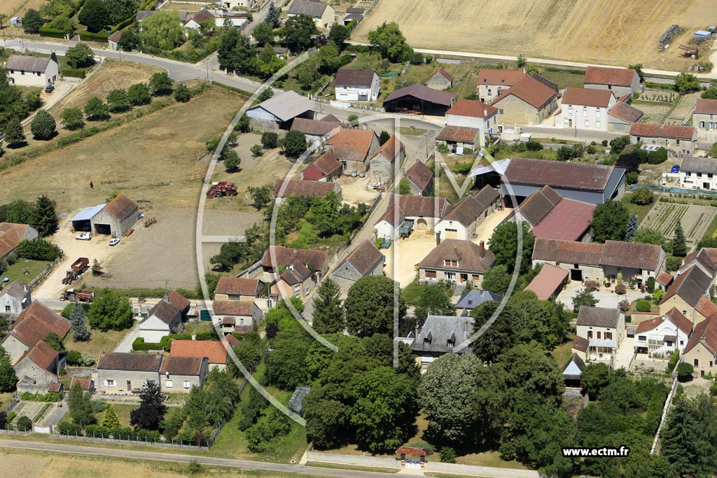 Photo arienne de Villiers-les-Hauts