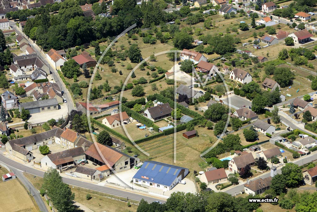 Photo arienne de Brienon-sur-Armanon