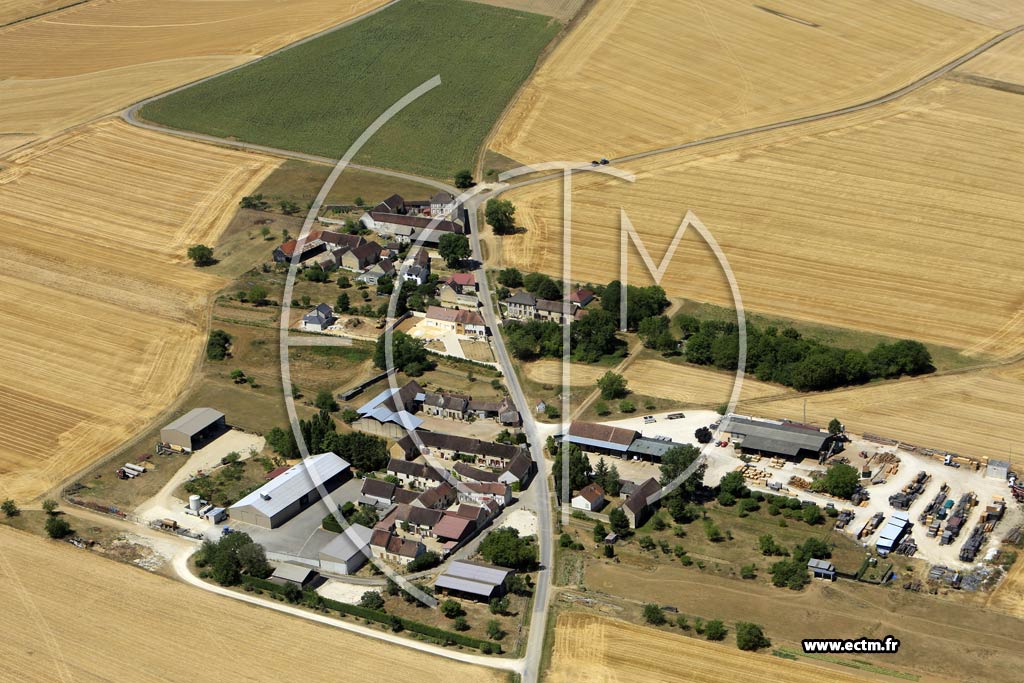 Photo arienne de Bussy-en-Othe (Villepied)