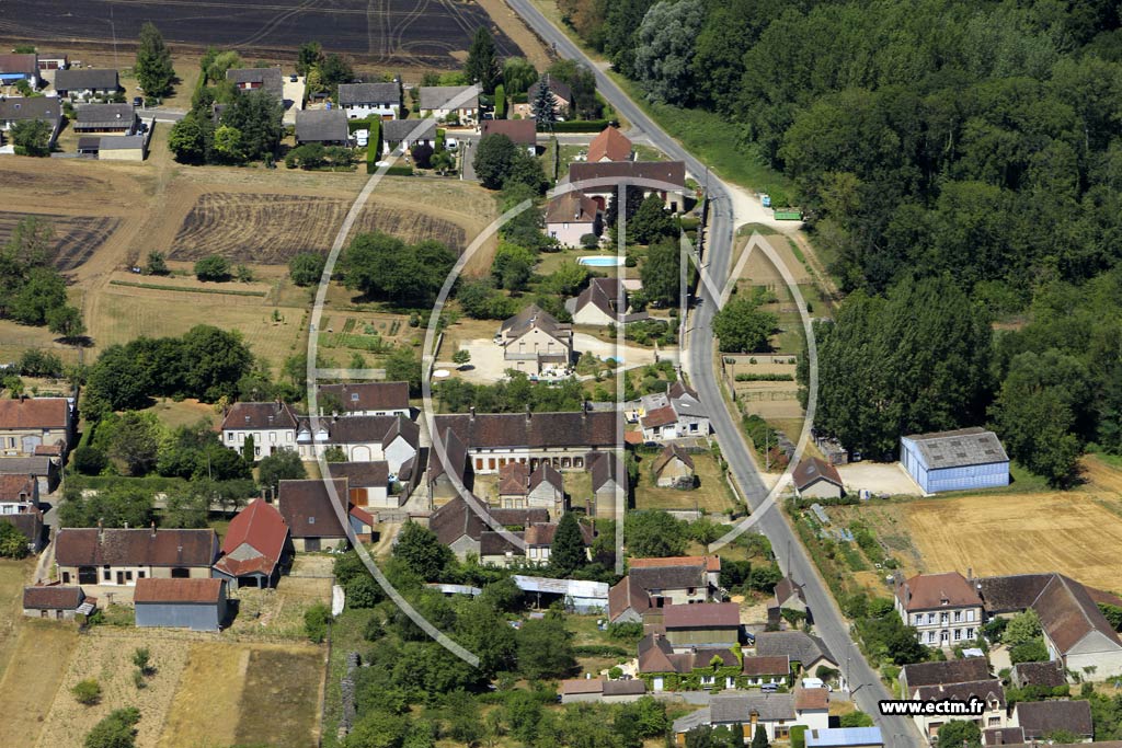 Photo arienne de Champvallon