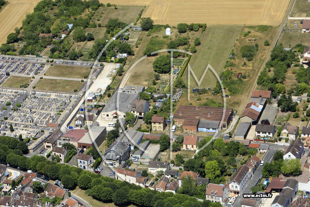 Photo arienne de Joigny