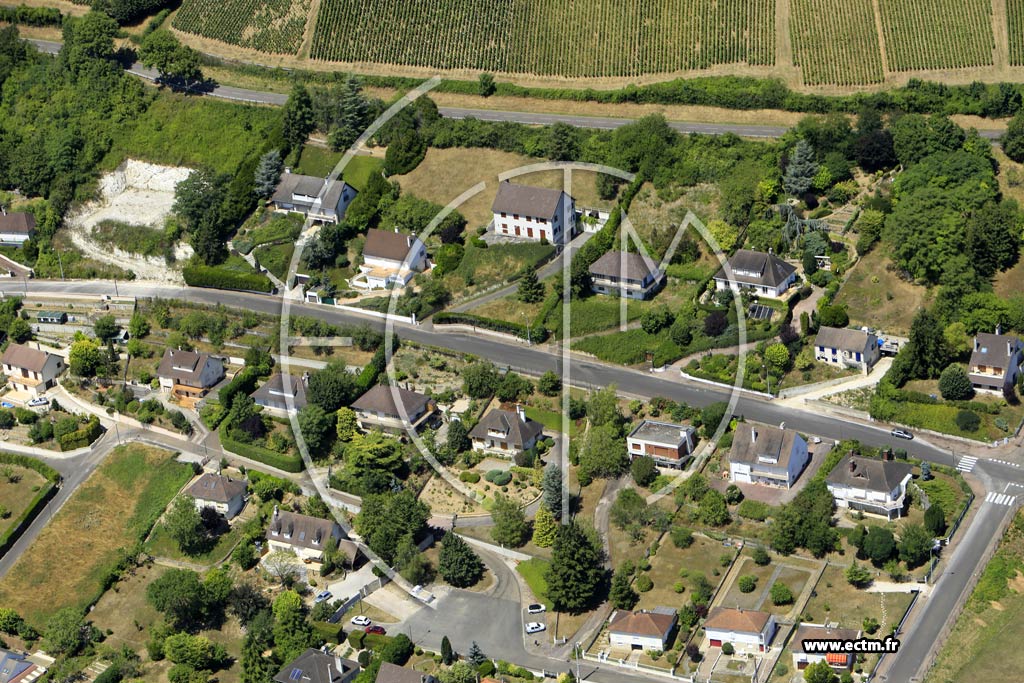 Photo arienne de Joigny (Faubourg de Paris)