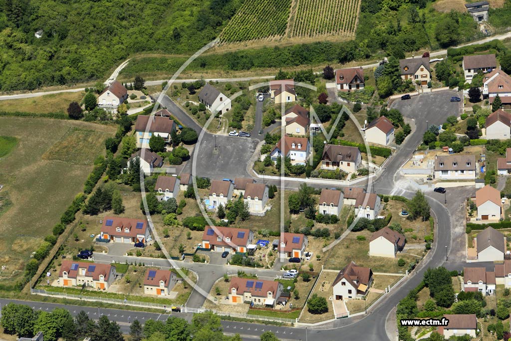 Photo arienne de Joigny (le Bas du Calvaire)