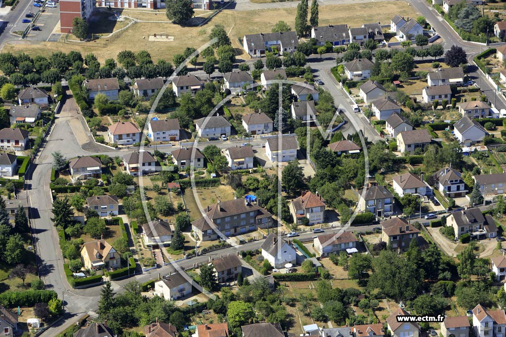 Photo arienne de Migennes