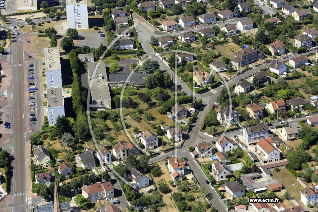 Photo arienne de Migennes