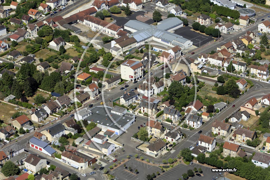 Photo arienne de Migennes