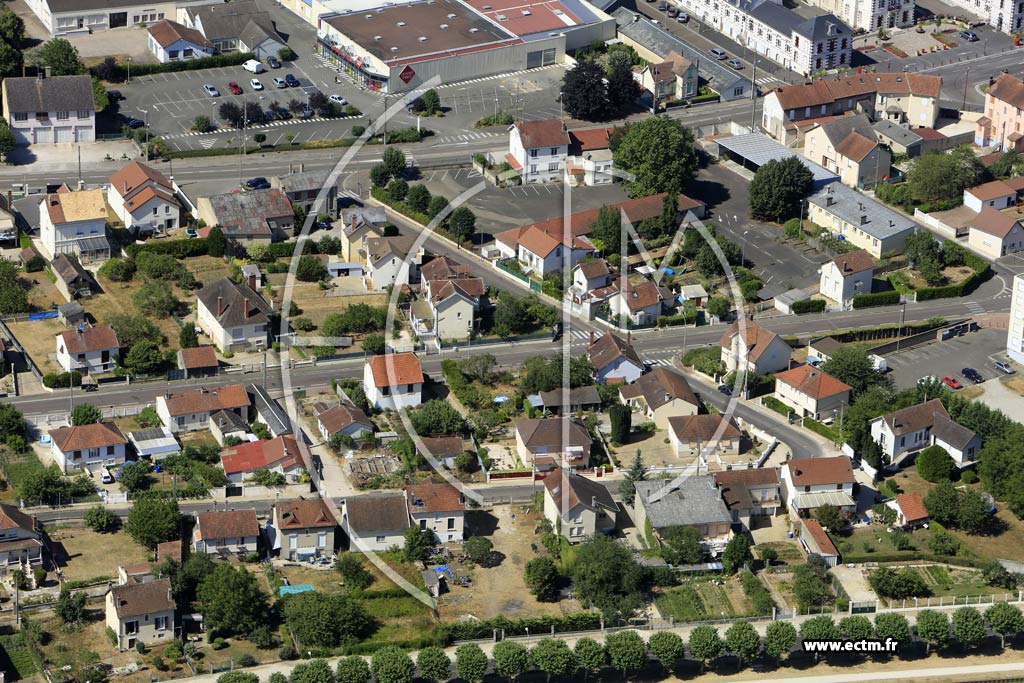 Photo arienne de Migennes