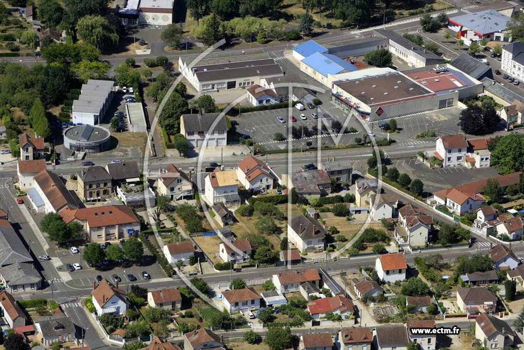 Photo arienne de Migennes
