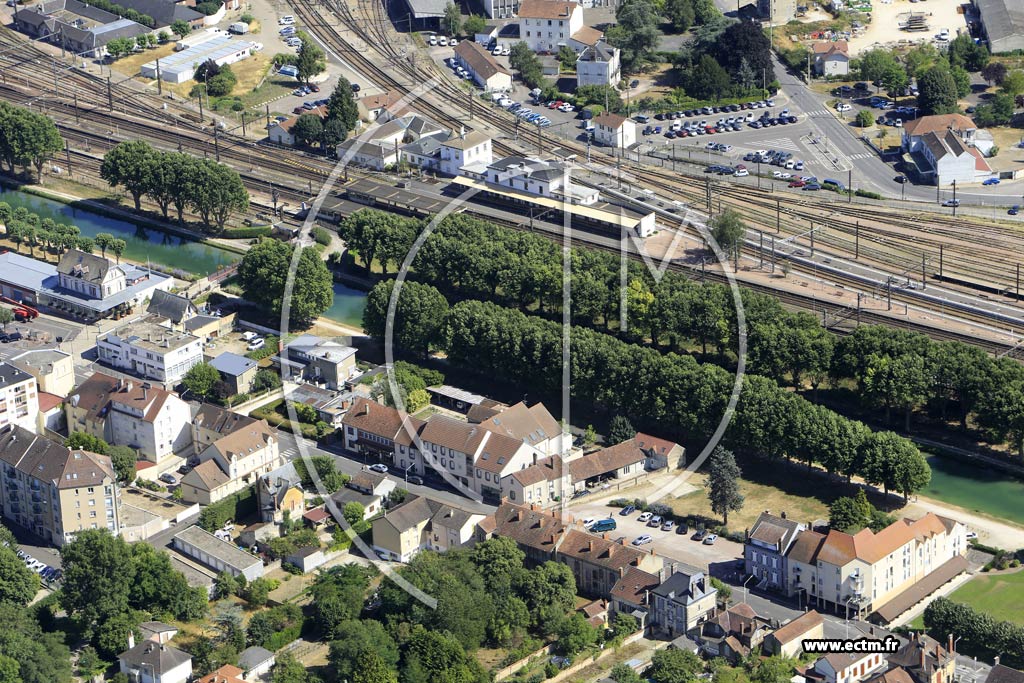 Photo arienne de Migennes