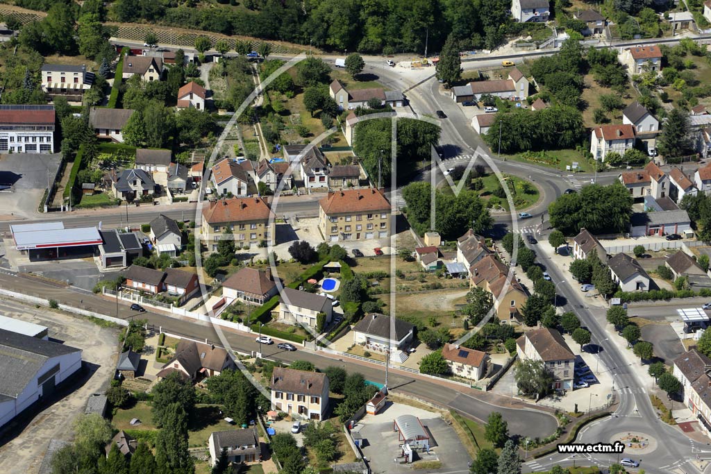 Photo arienne de Migennes