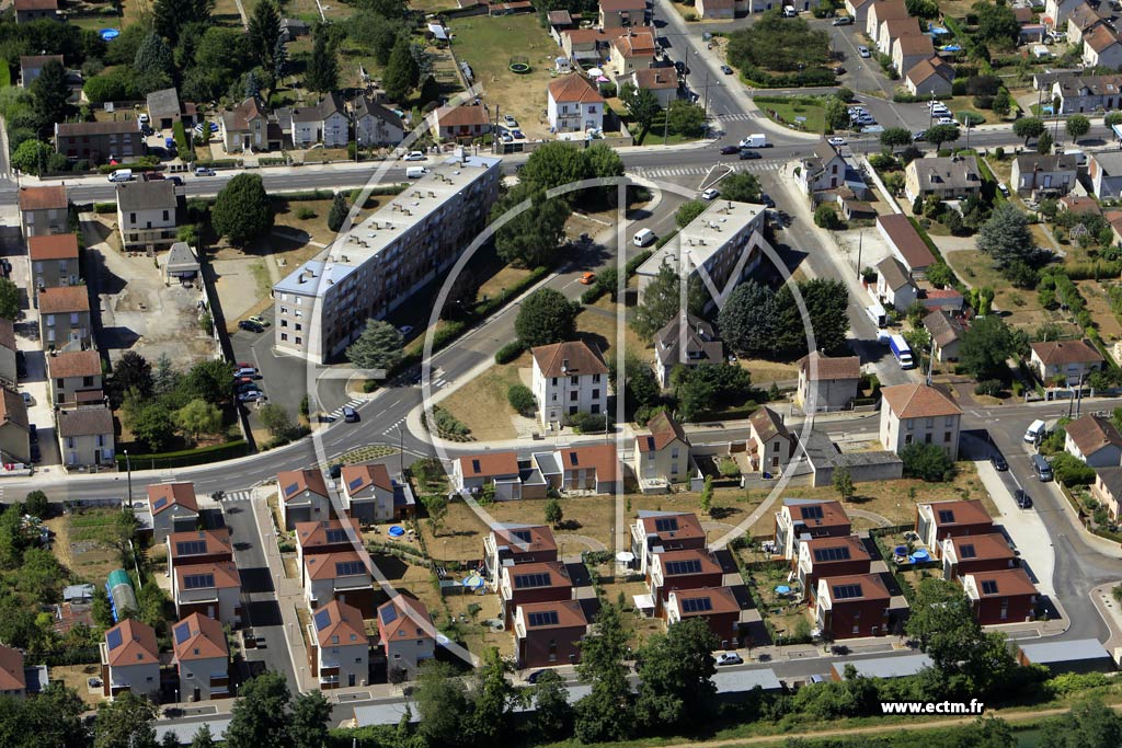 Photo arienne de Migennes (la Sablire)