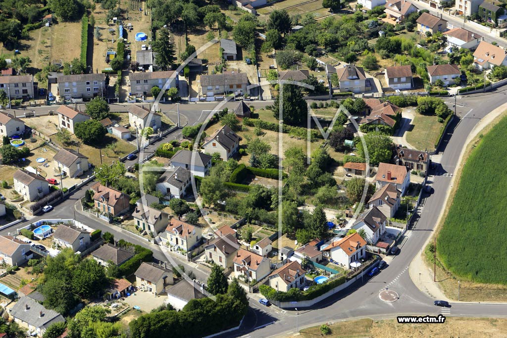 Photo arienne de Migennes (la Ville Haute)