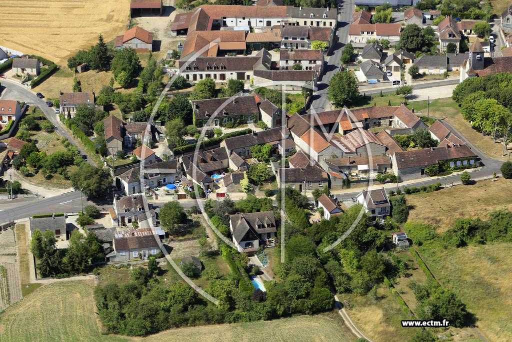 Photo arienne de Migennes (le Vieux Migennes)
