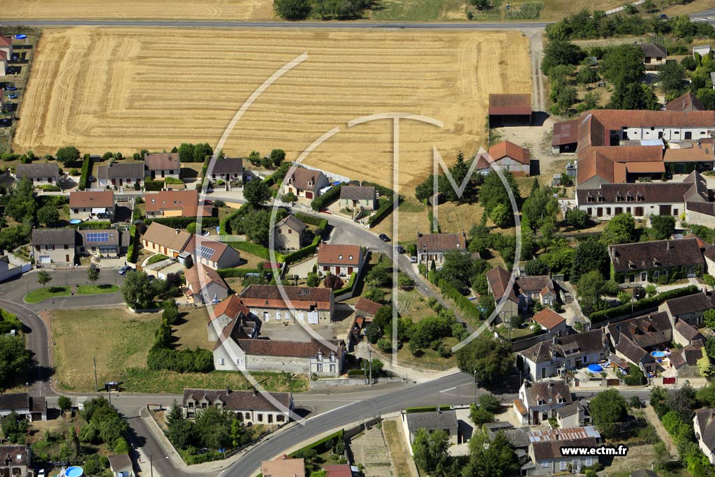 Photo arienne de Migennes (le Vieux Migennes)