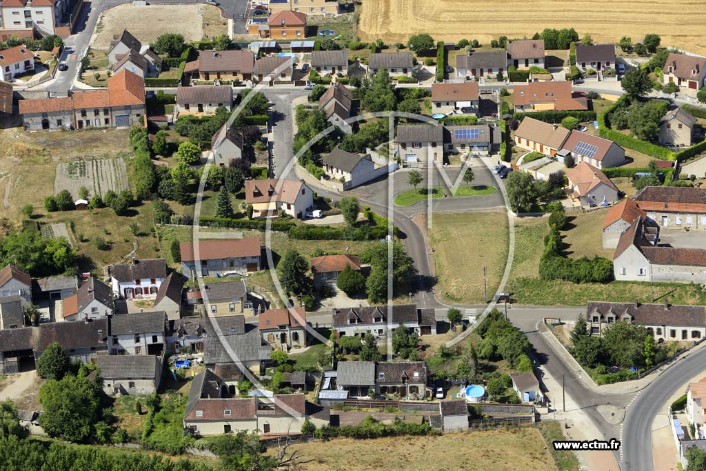 Photo arienne de Migennes (le Vieux Migennes)