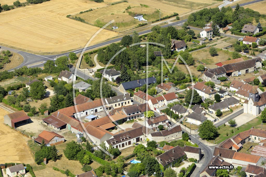 Photo arienne de Migennes (le Vieux Migennes)