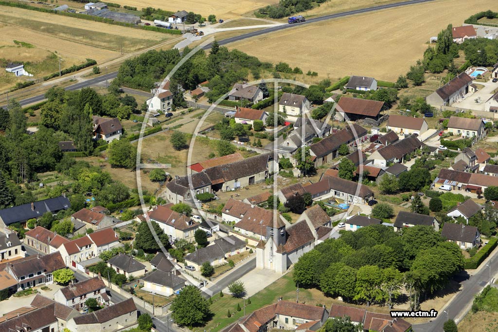 Photo arienne de Migennes (le Vieux Migennes)