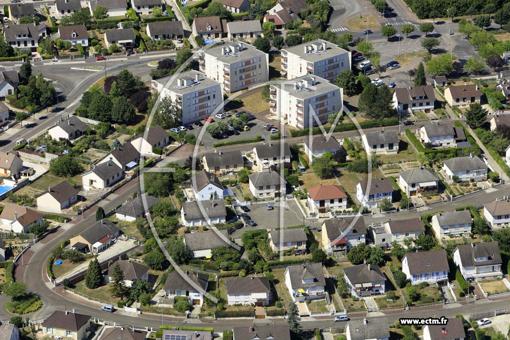 Photo arienne de Migennes (les Mignottes)