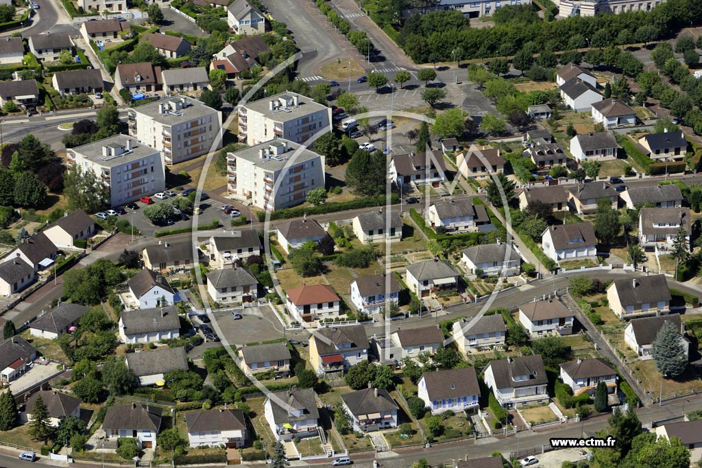 Photo arienne de Migennes (les Mignottes)