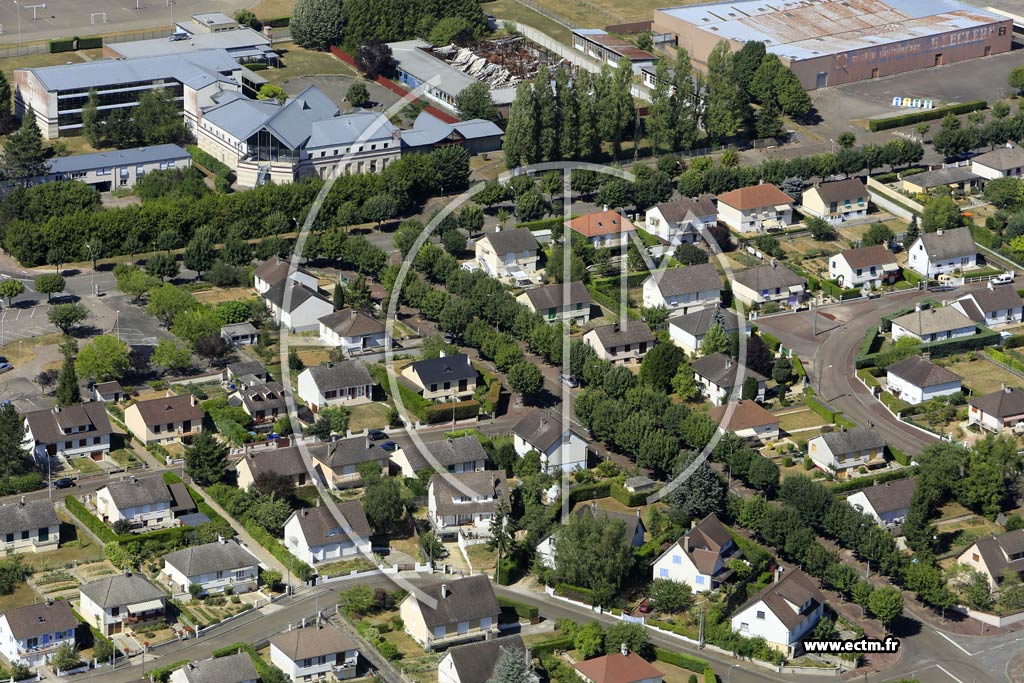 Photo arienne de Migennes (les Mignottes)