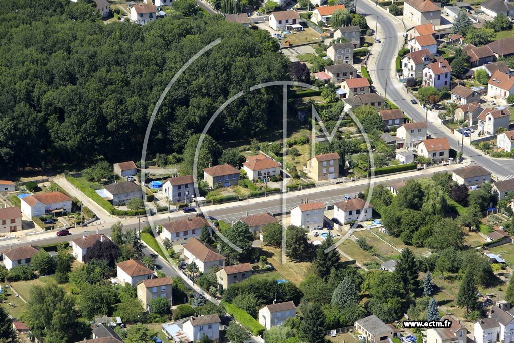 Photo arienne de Migennes (Pot Lev)