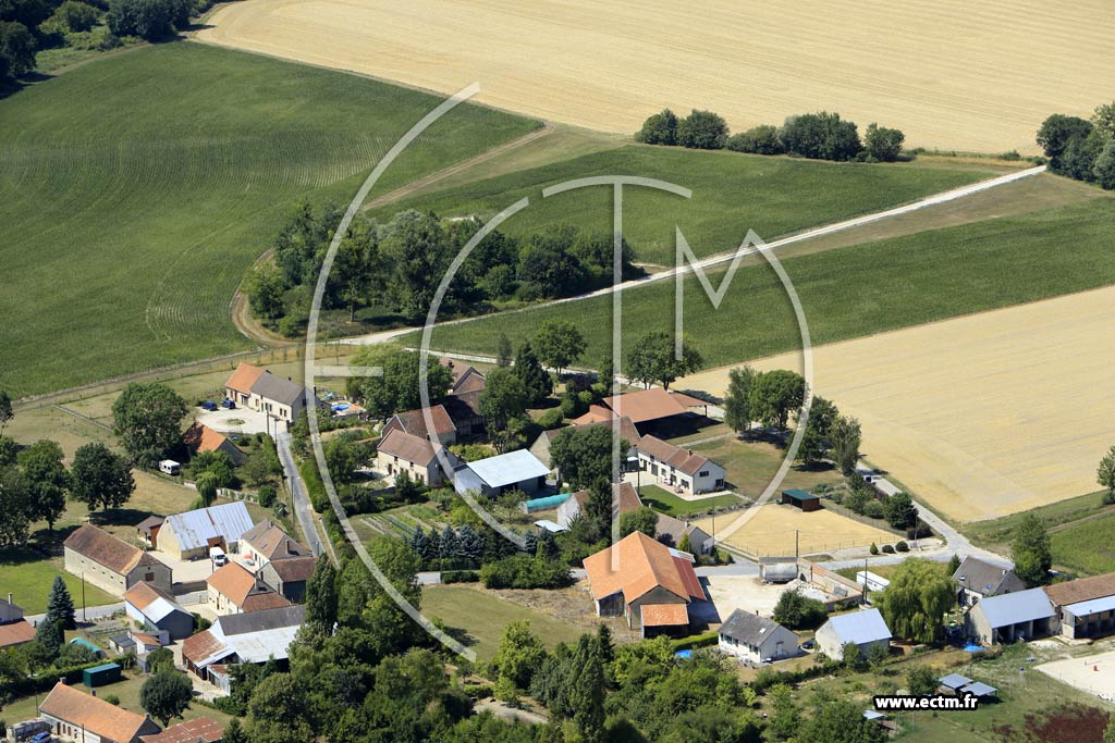 Photo arienne de Broussy-le-Grand (le Mesnil Boussy)