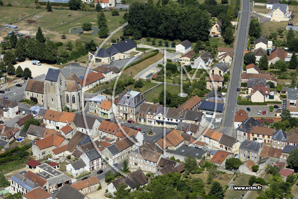 Photo arienne de Esternay