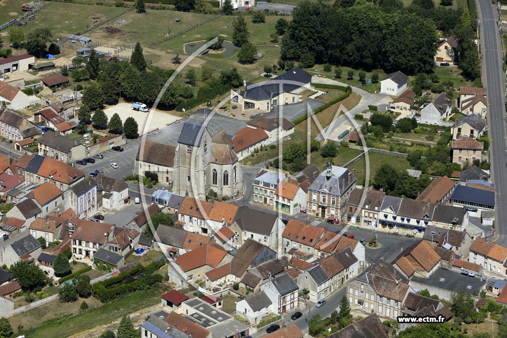 Photo arienne de Esternay