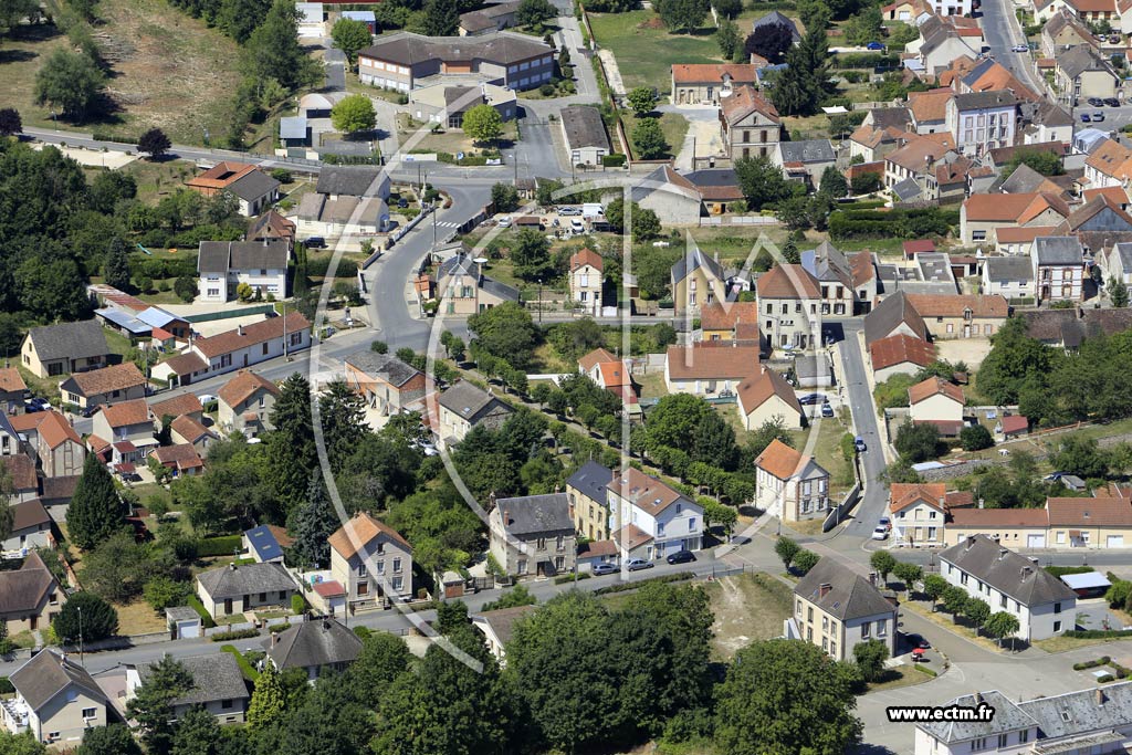Photo arienne de Esternay