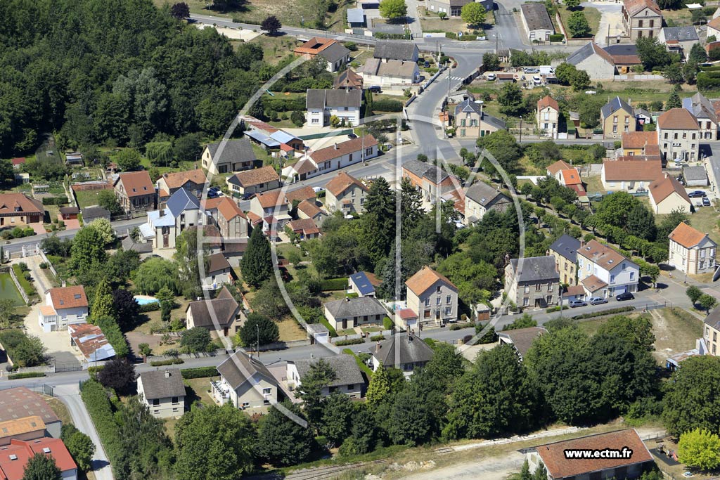 Photo arienne de Esternay