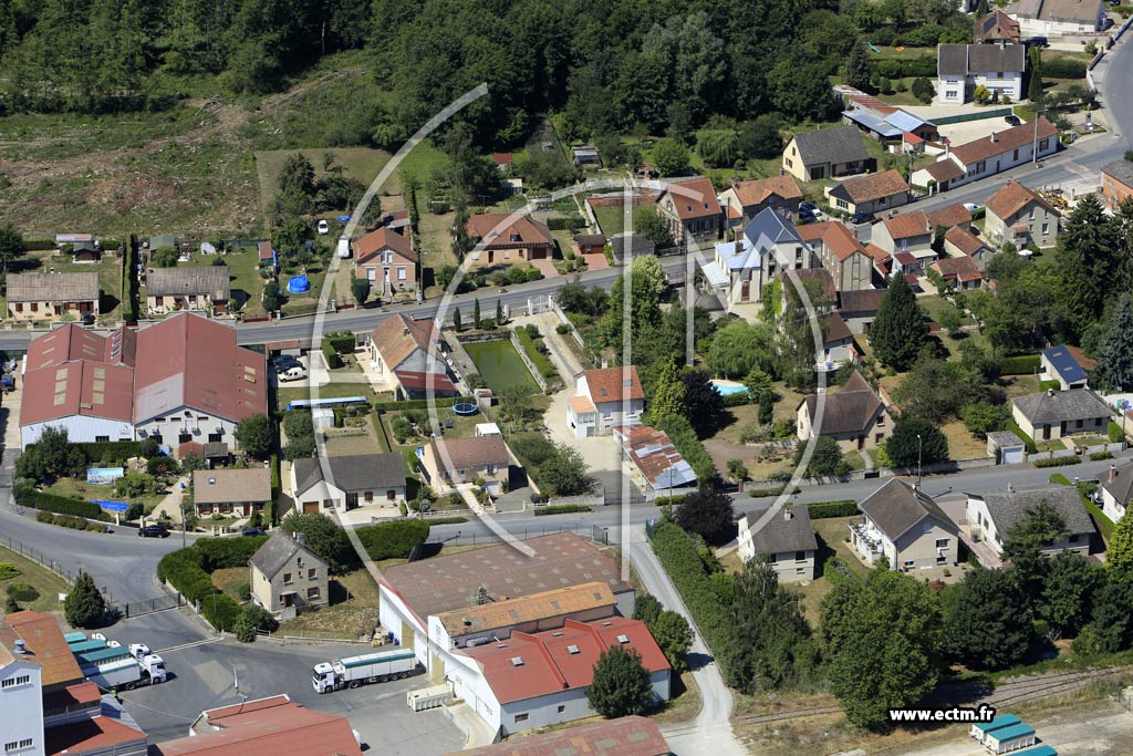 Photo arienne de Esternay