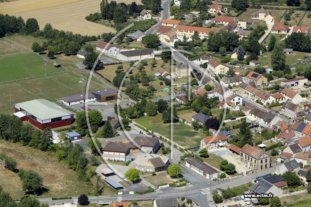 Photo arienne de Esternay