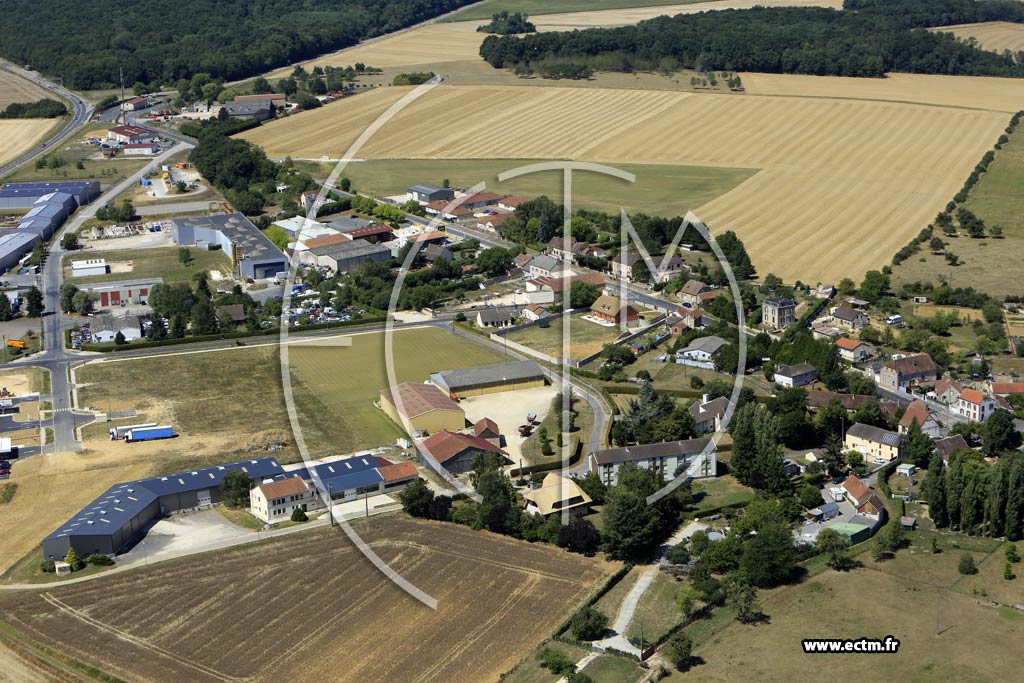 Photo arienne de Esternay (Retourneloup)