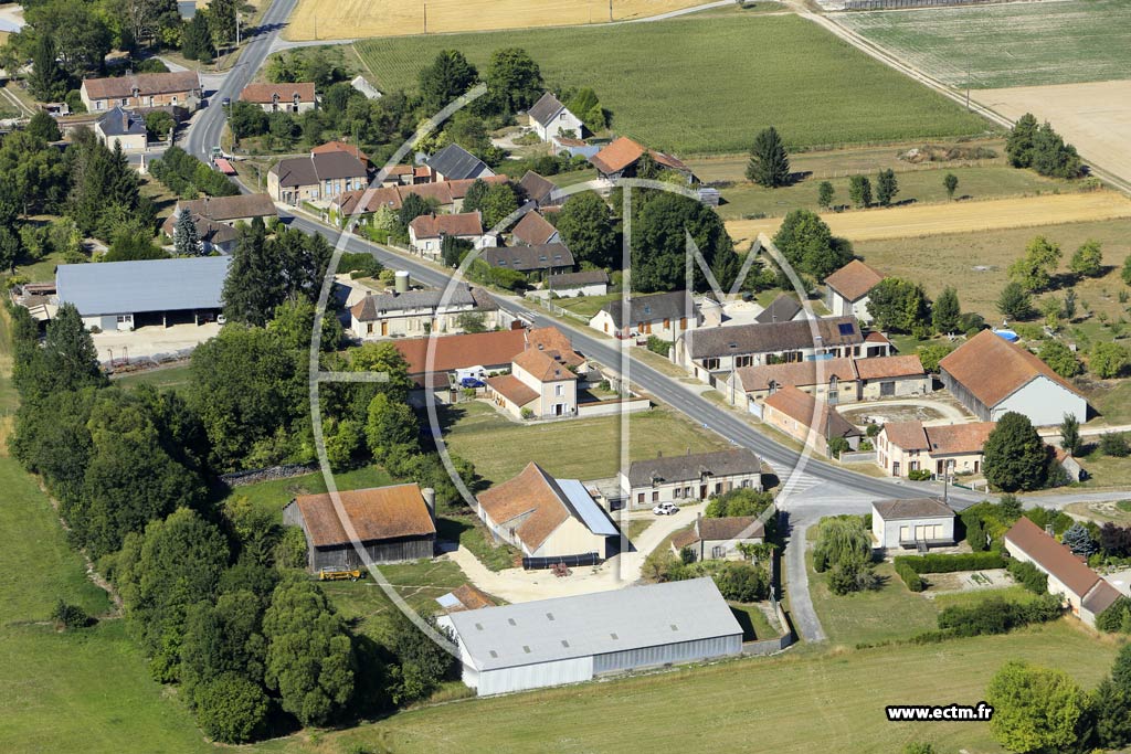 Photo arienne de La Chapelle-Lasson