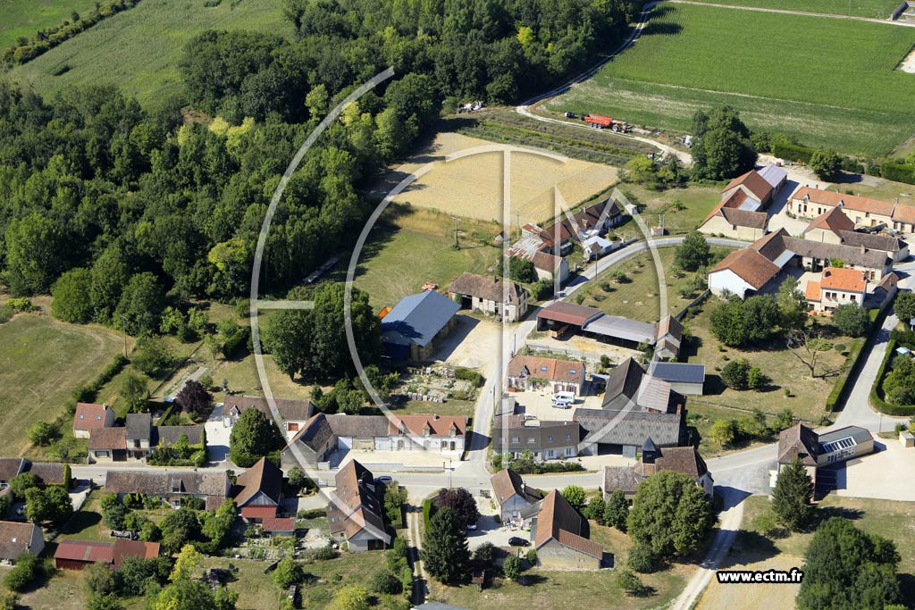 Photo arienne de Villeneuve-Saint-Vistre-et-Villevotte