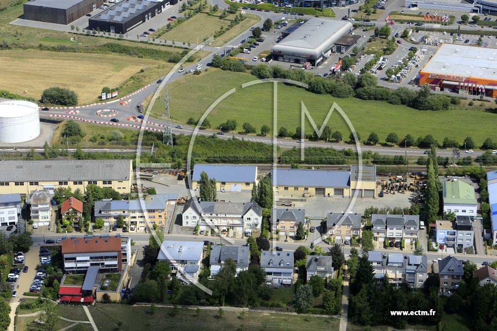 Photo arienne de Bertrange