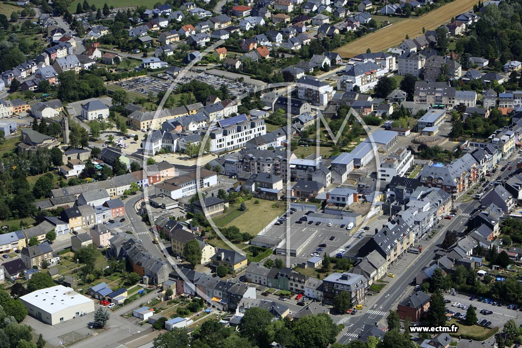Photo arienne de Kerjeng (Bascharage)
