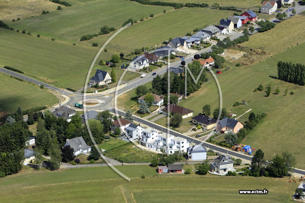 Photo arienne de Kerjeng (Bascharage)