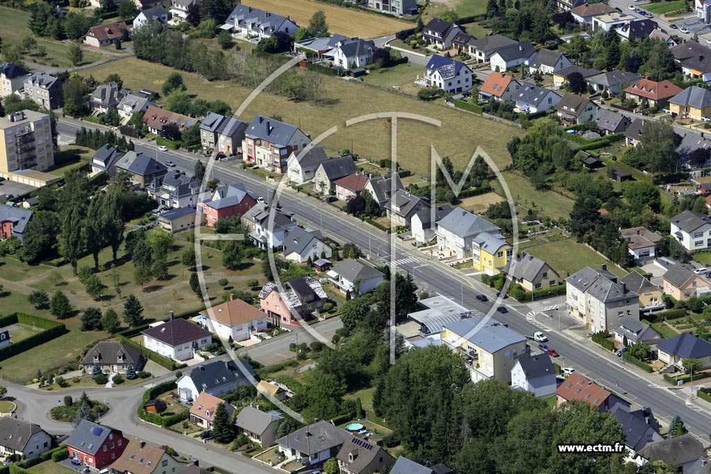 Photo arienne de Kerjeng (Bascharage)
