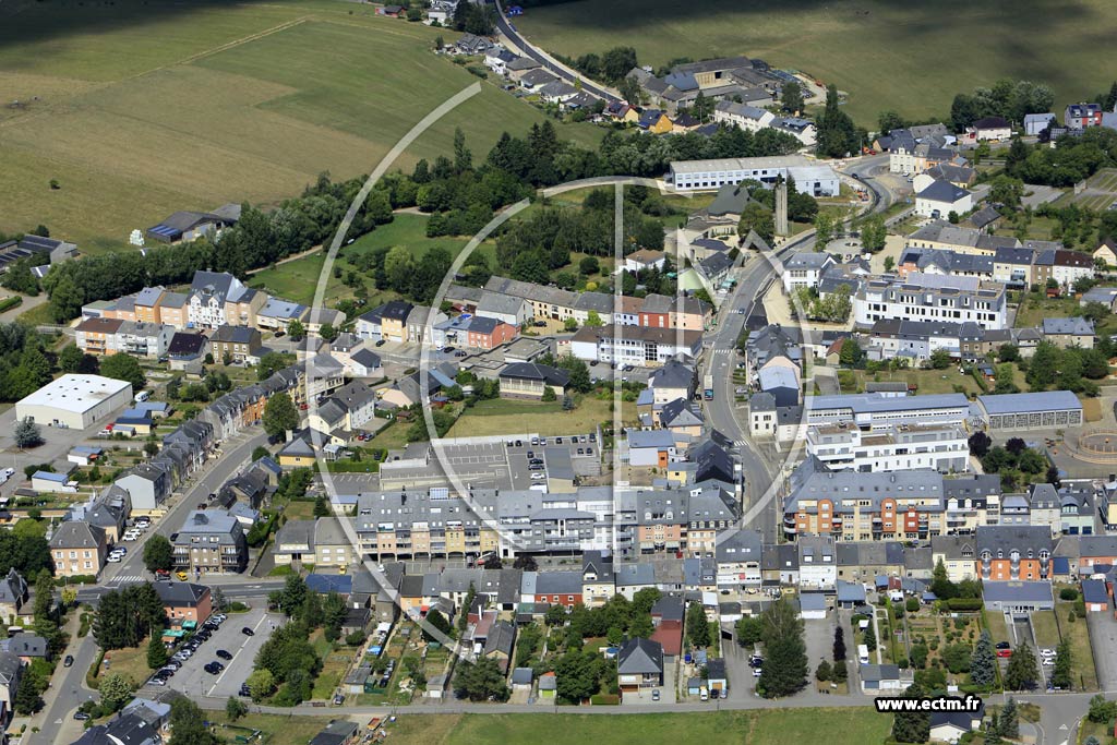 Photo arienne de Kerjeng (Bascharage)
