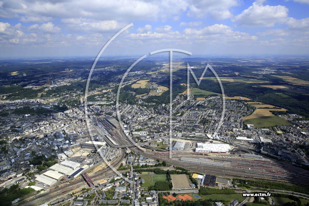 Photo arienne de Luxembourg